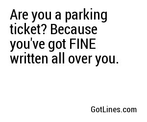 Joke parking fine 34 Funny