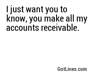 Accounting Pick Up Lines