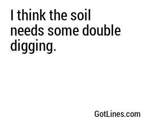 I think the soil needs some double digging.
